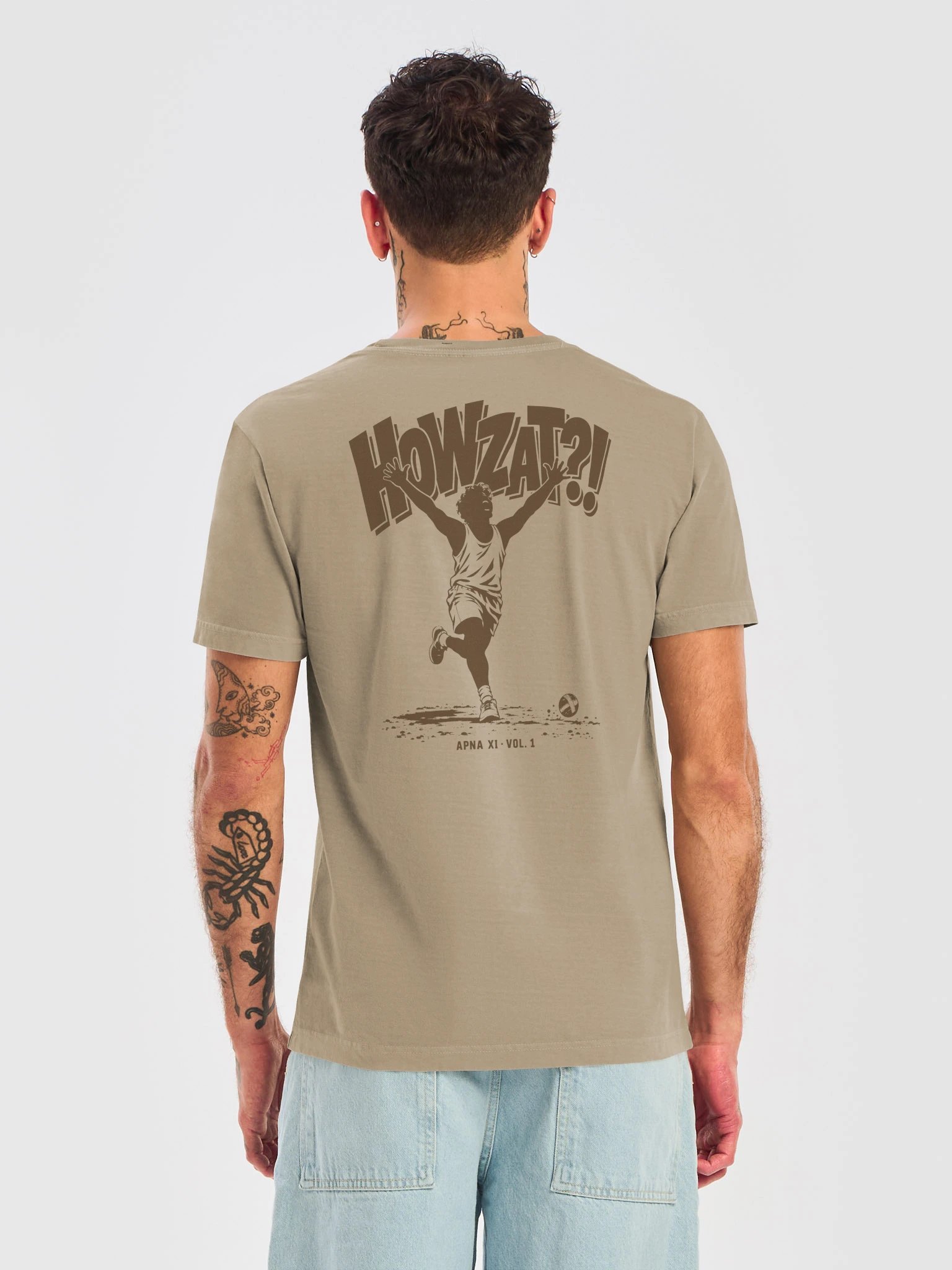 Howzat?! (Heavyweight Tee, Back Print) product image (6)
