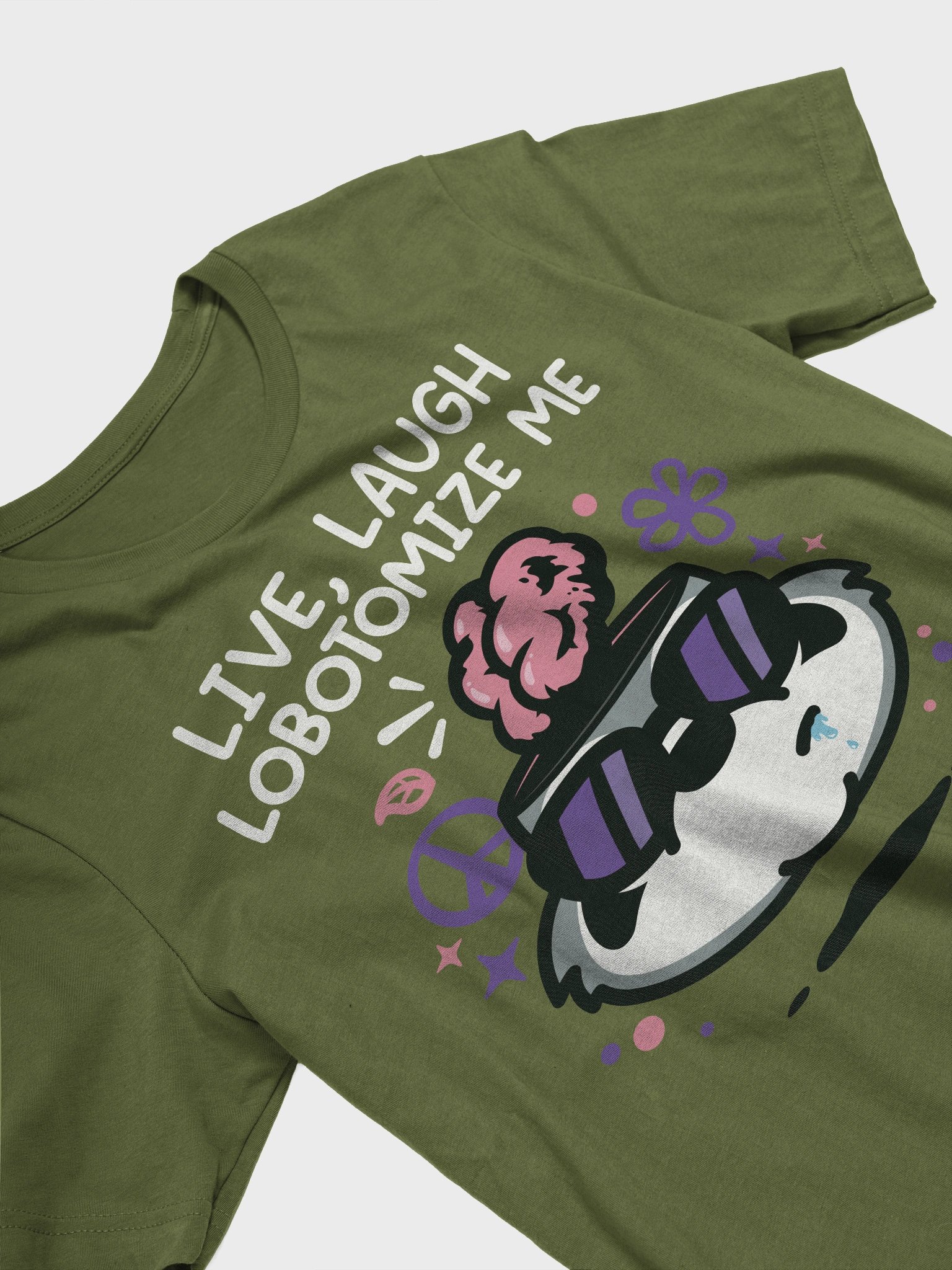 Live Laugh Lobotomize Athletic Tee product image (3)
