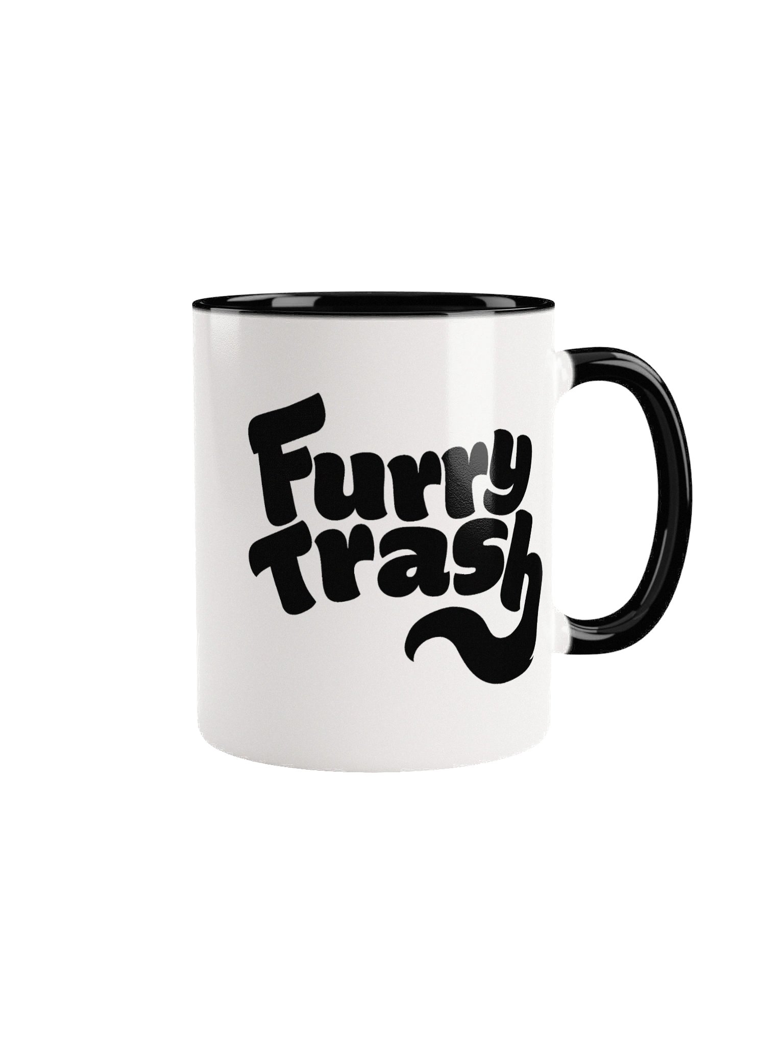 Furry Trash Mug - Bubble Logo (Black) product image (61)