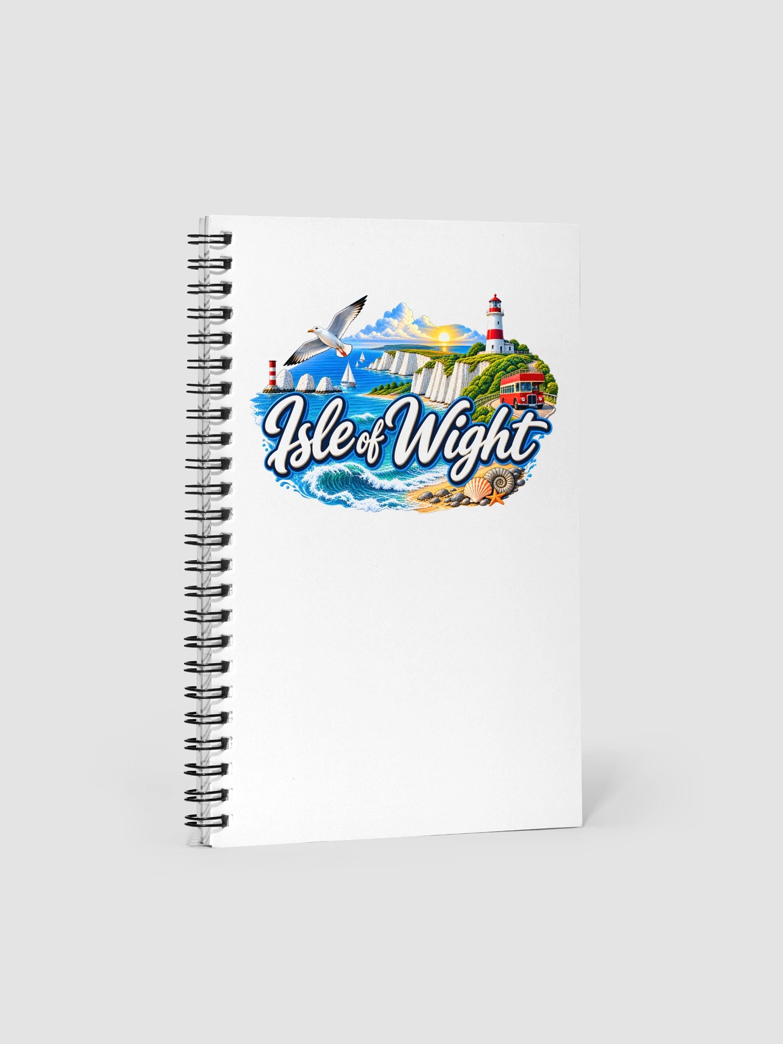 Isle of Wight Scenic Spiral Notebook product image (1)