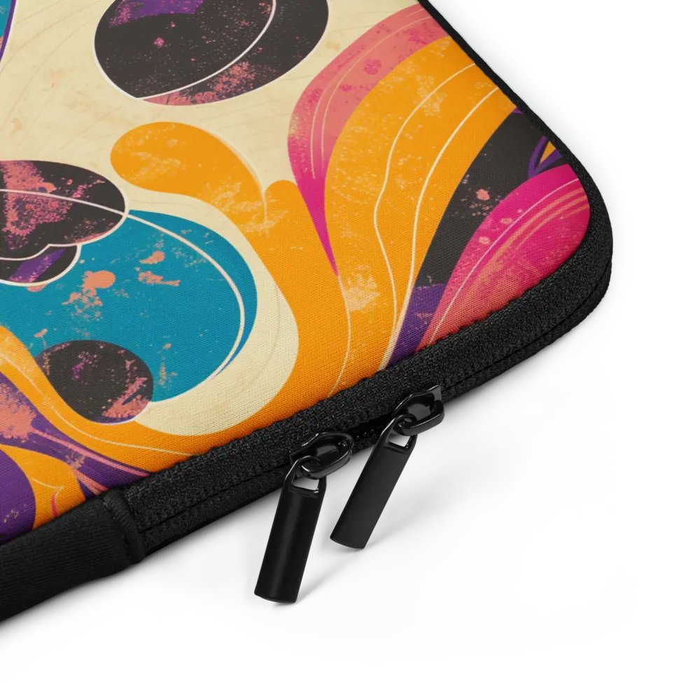 Swirling Dreams Double-Zip Neoprene Laptop Sleeve product image (3)