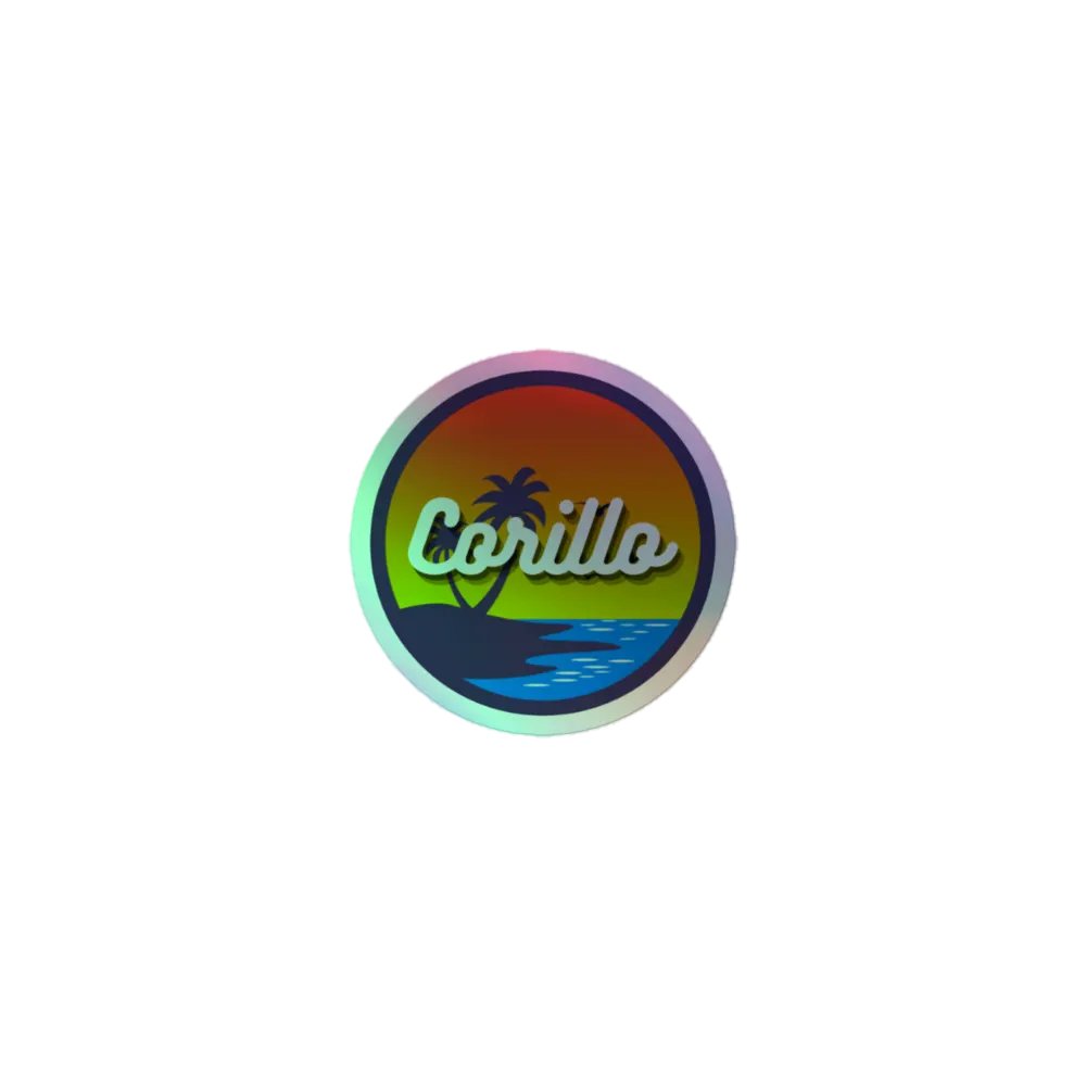 Summer Sunrise Holographic Sticker product image (1)