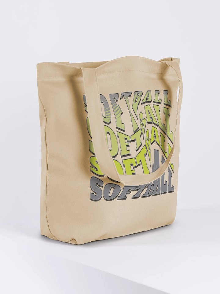 Swirl Softball Dynamic Tote Bag product image (4)