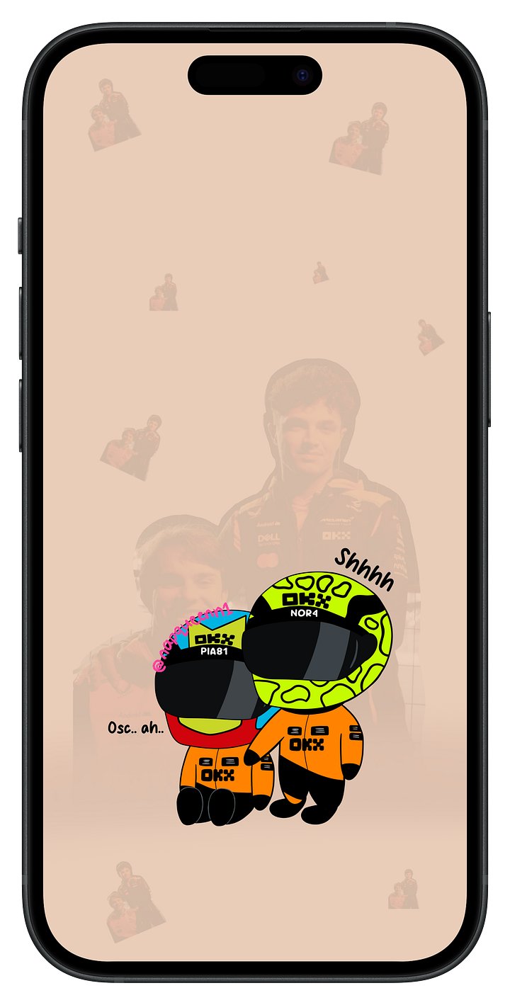 Landoscar Las Vegas GP 2024 - Phone Wallpaper product image (2)