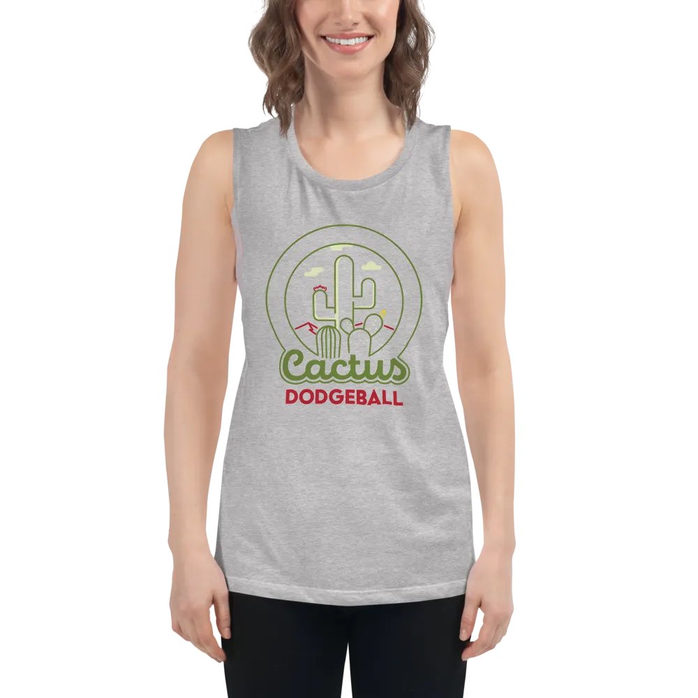Cactus Dodgeball Women's Muscle Tank product image (22)