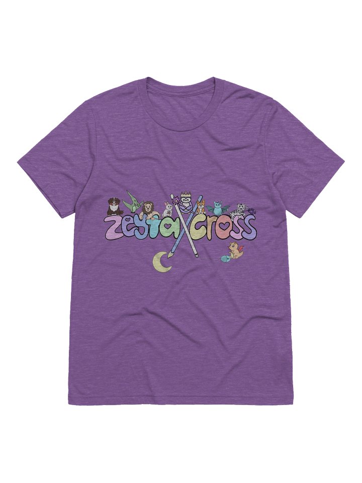 Triblend T-Shirt - Zeyta Cross Logo with Friends product image (8)