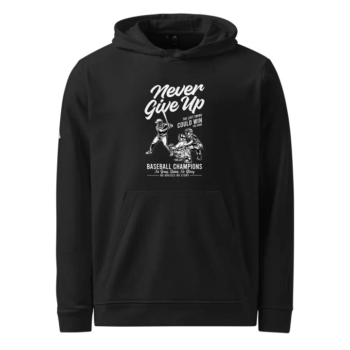 Game Day Noir Baseball Adidas® Hoodie product image (1)