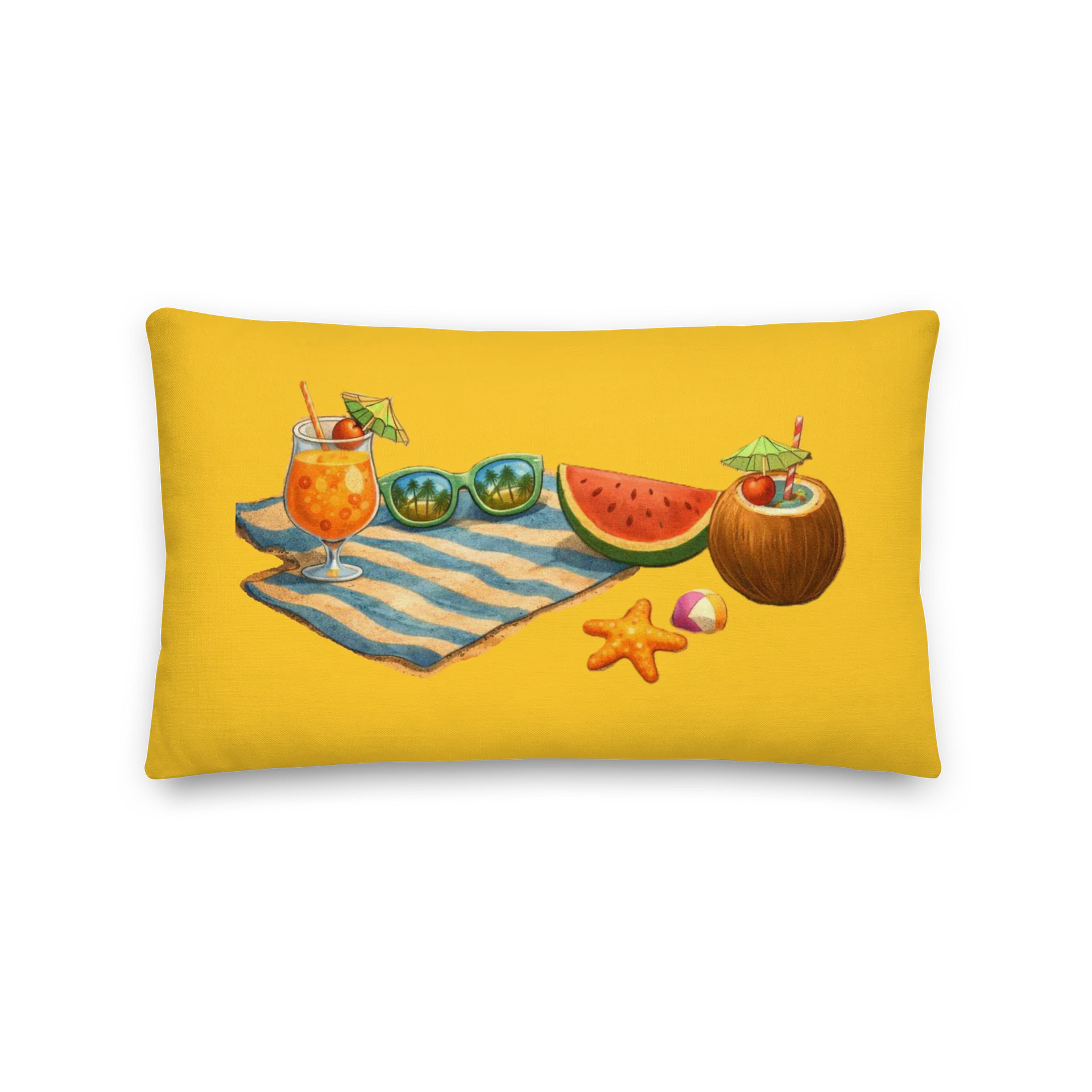 cat brigade summer Premium Pillow product image (2)