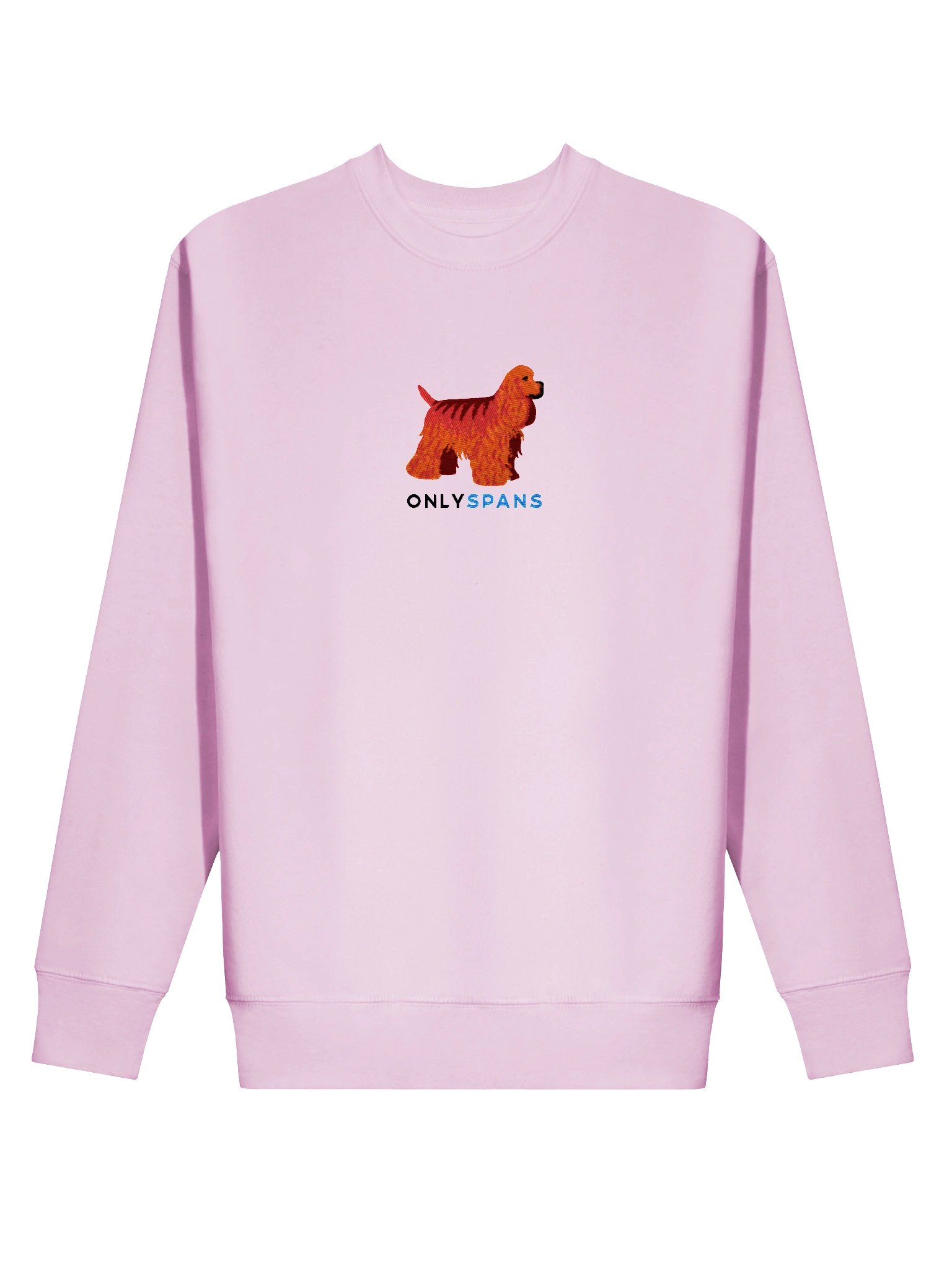 Only Spans Sweatshirt (Embroidered) of an American Cocker Spaniel(Red) product image (58)