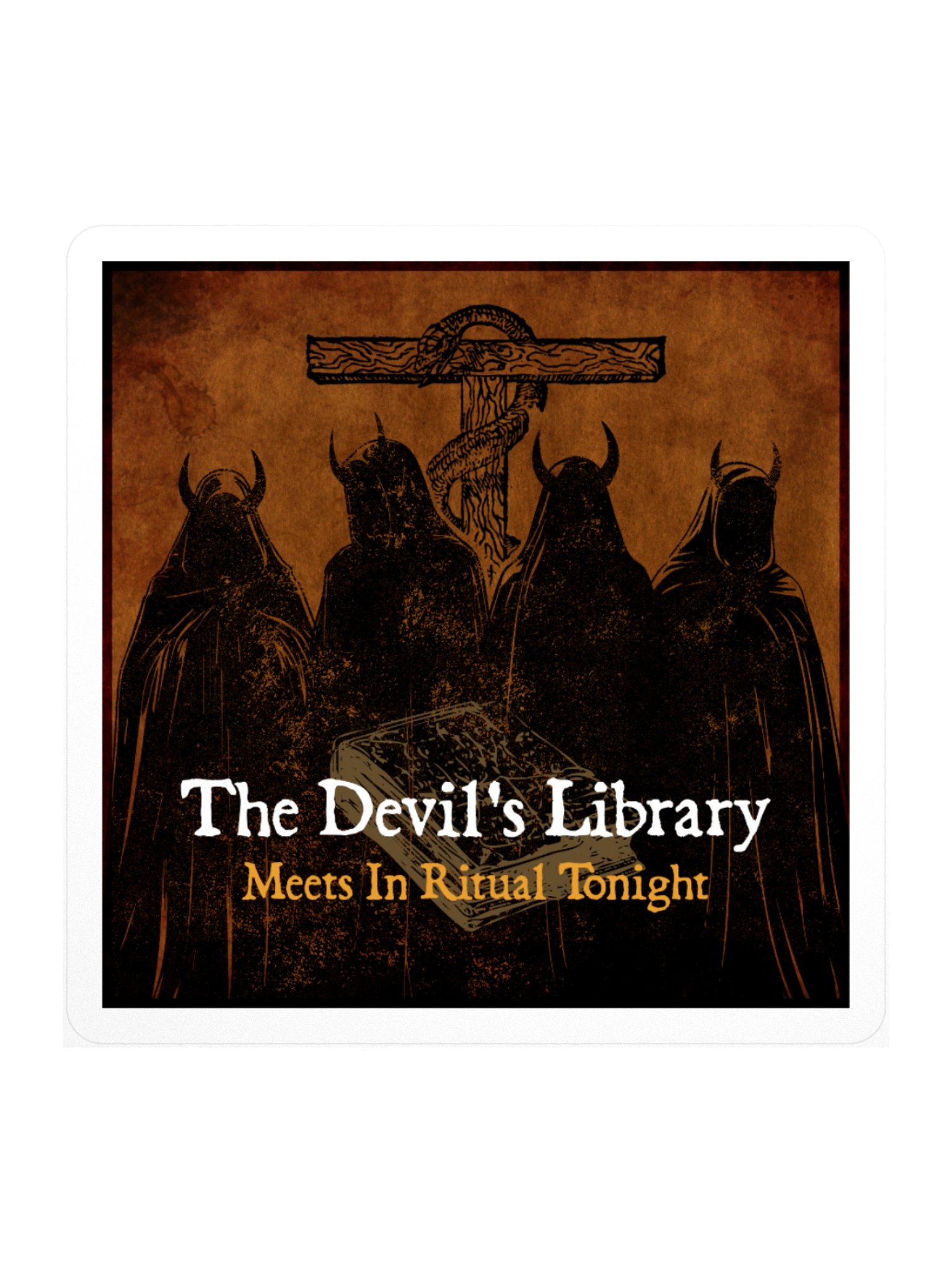 The Devil's Library Ritual Sticker product image (1)