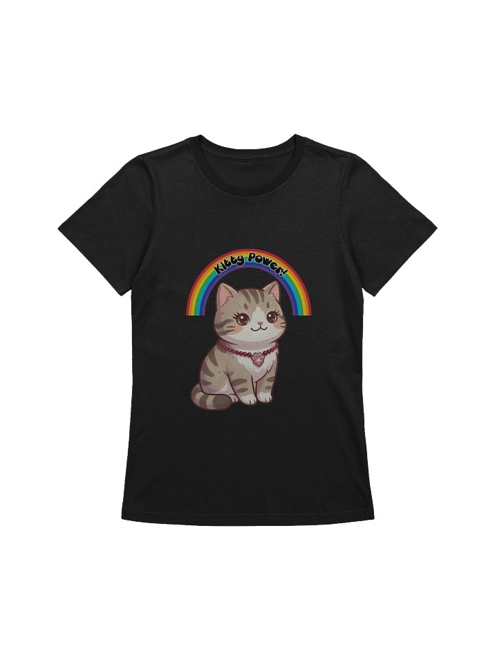 Kitty Power! Rainbow Cat Relaxed-fit T-Shirt product image (1)