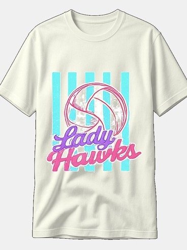 Neon Volleyball Hawks Tee product image (1)