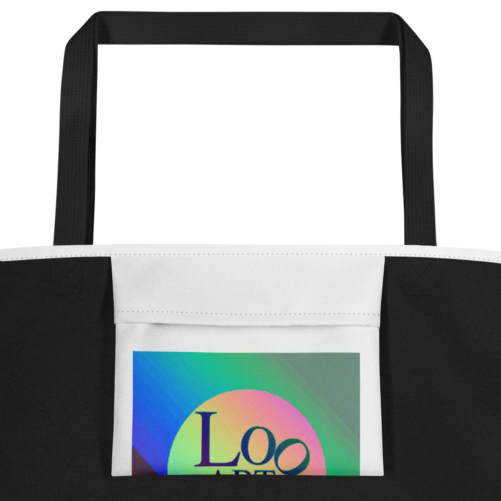 Tote Bag with Glitch Logo product image (2)