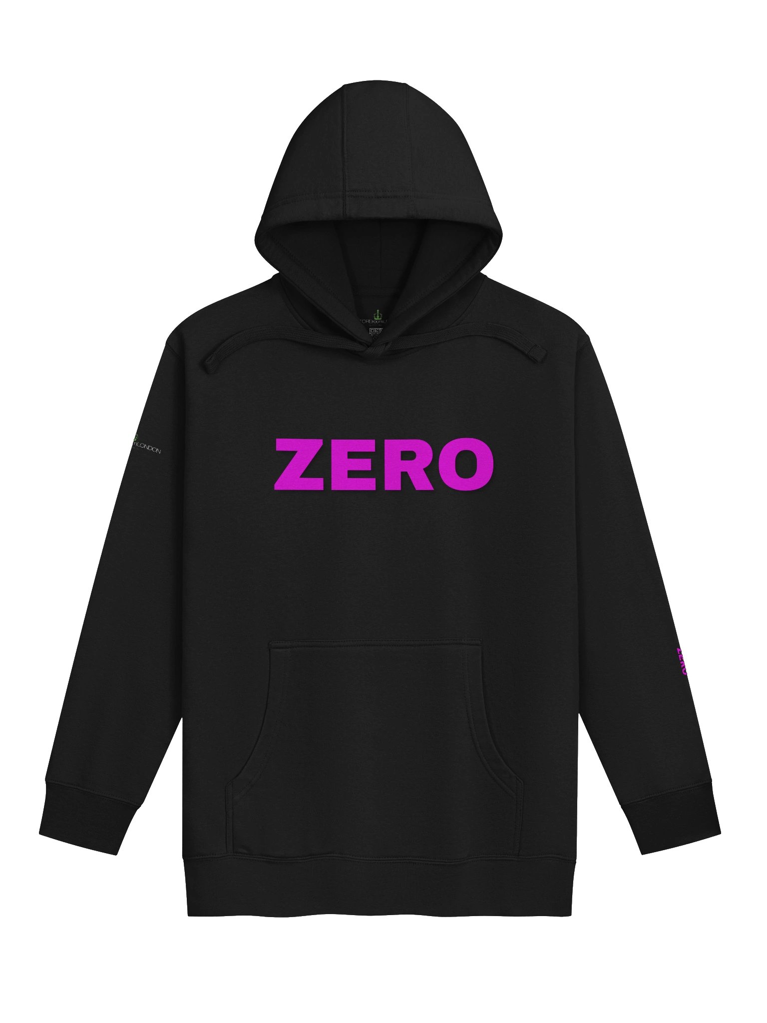 Bold Pink 'ZERO' Unisex Hoodie product image (5)