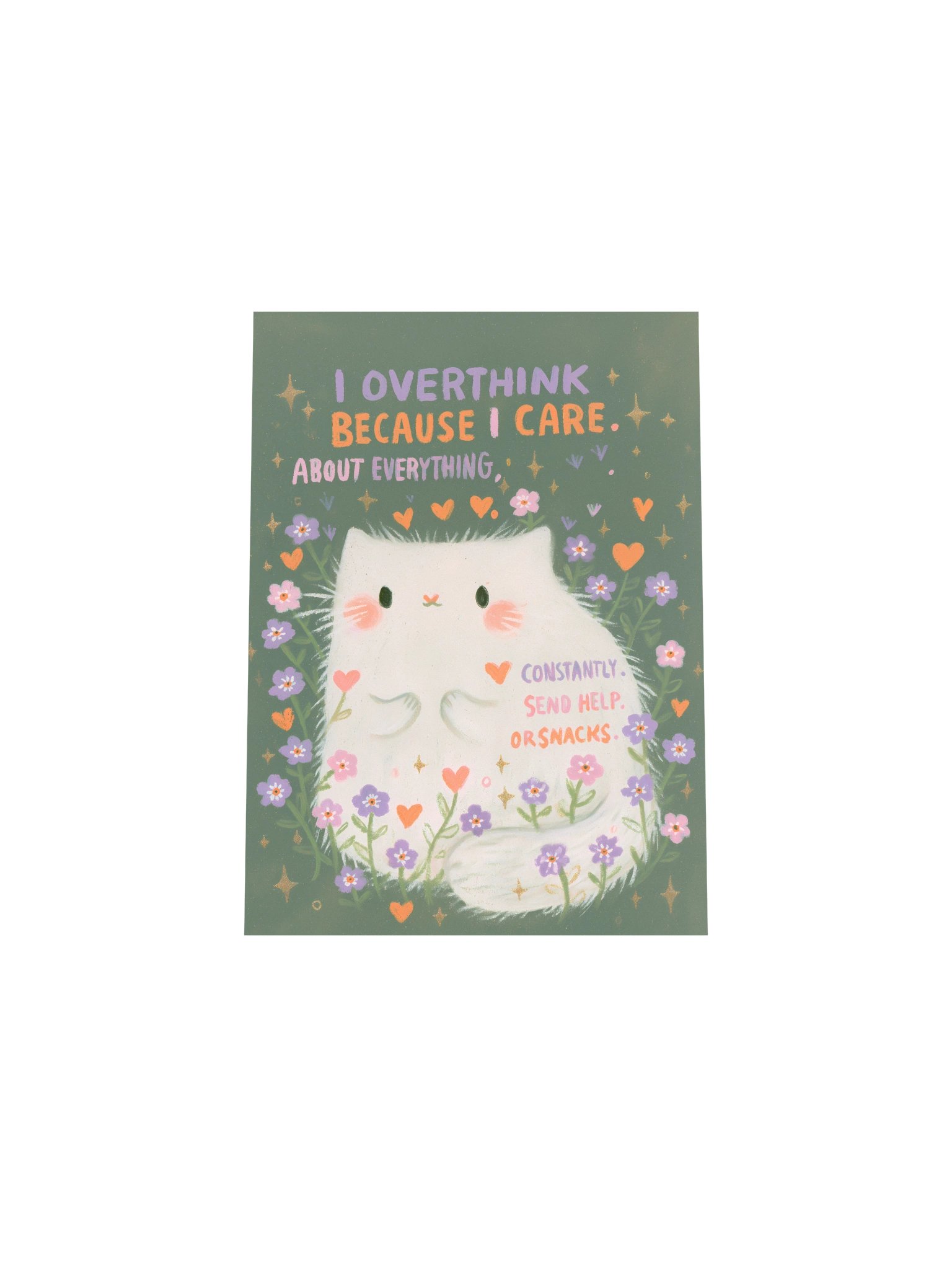 Overthink Cat Poster product image (30)