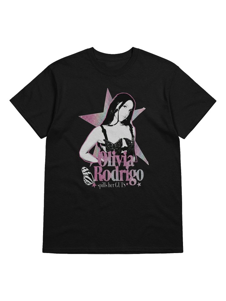 Olivia Rodrigo GUTS Pink Star T-Shirt product image (1)
