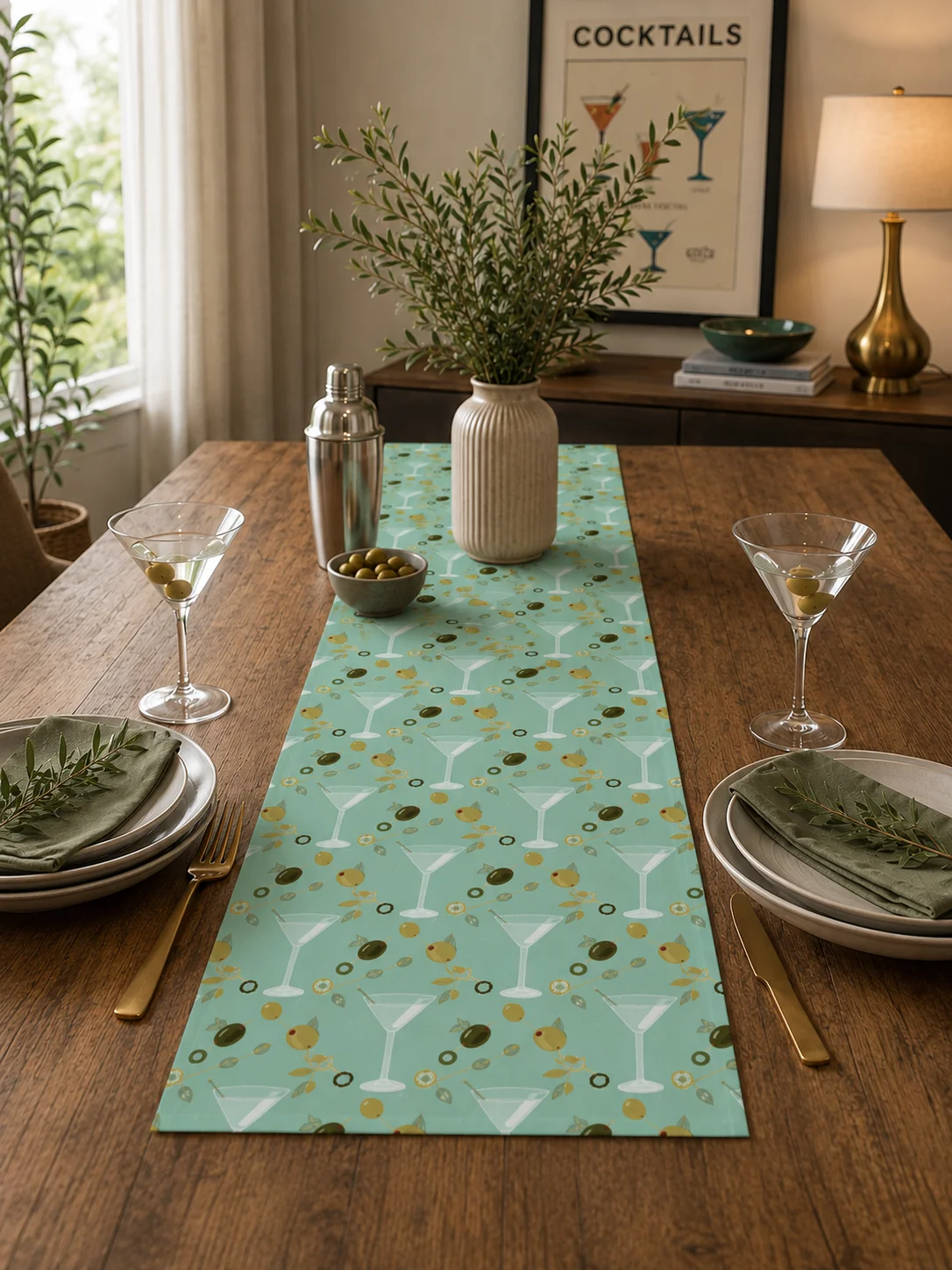 Diamond Martini Twist Table Runner product image (1)