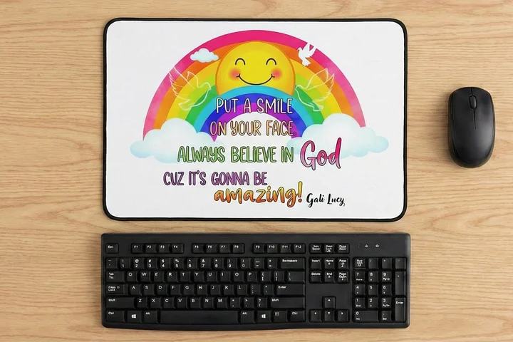 Put a Smile Desk Mat - Style 2 product image (1)