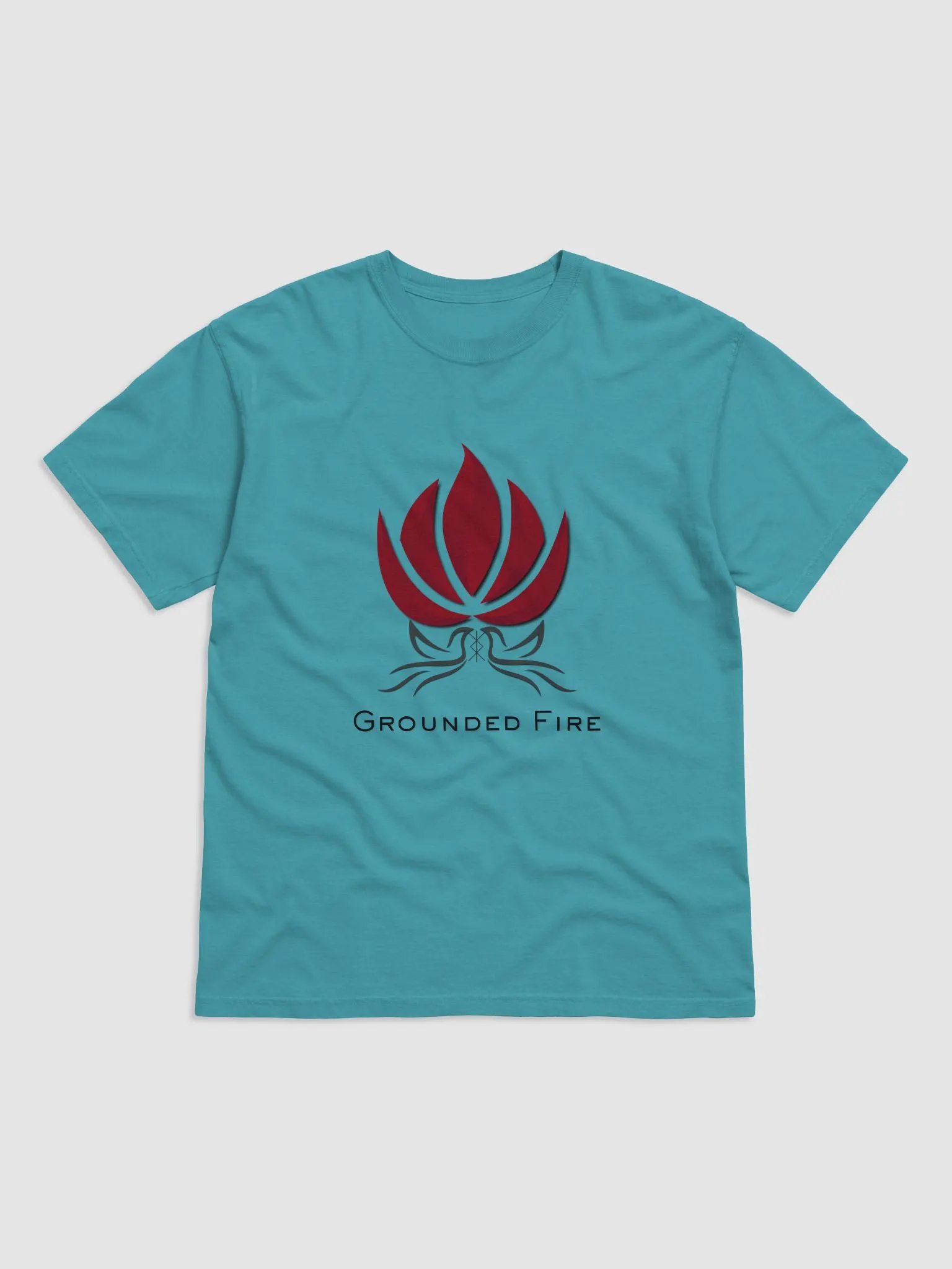 Grounded Fire Logo Tee Dark Text product image (18)