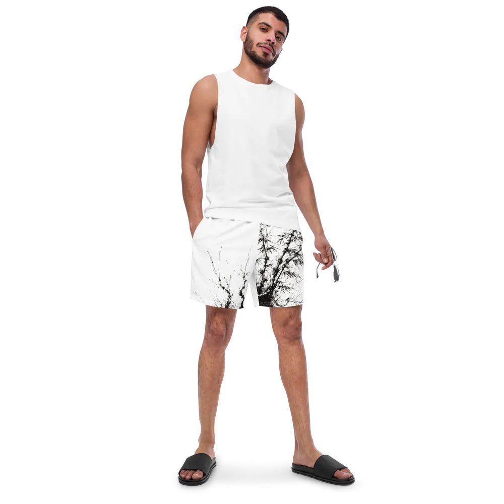 Bamboo Print Swim Trunks product image (4)