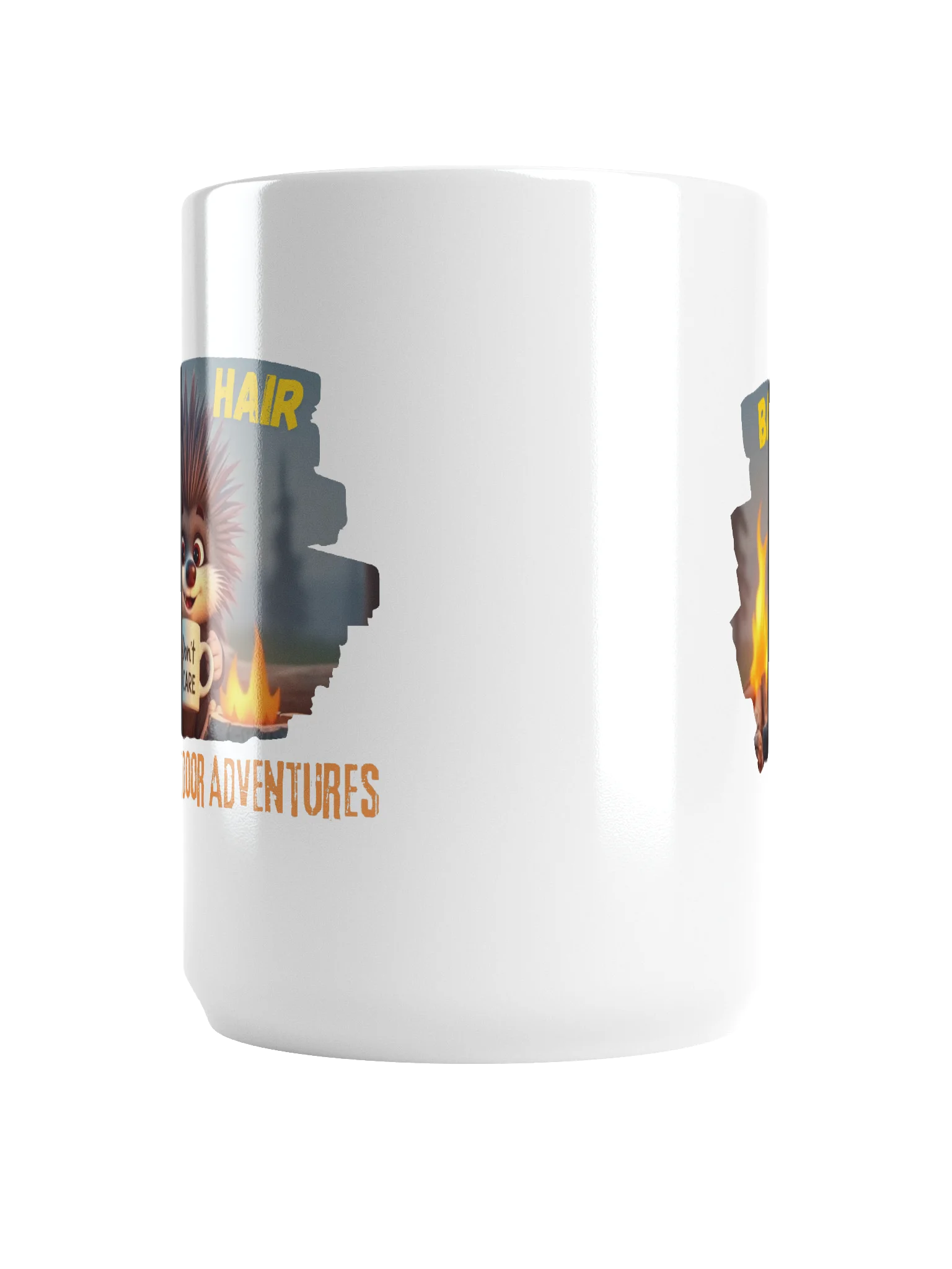“Bad Hair, Don’t Care” Porcupine Coffee Mug product image (6)