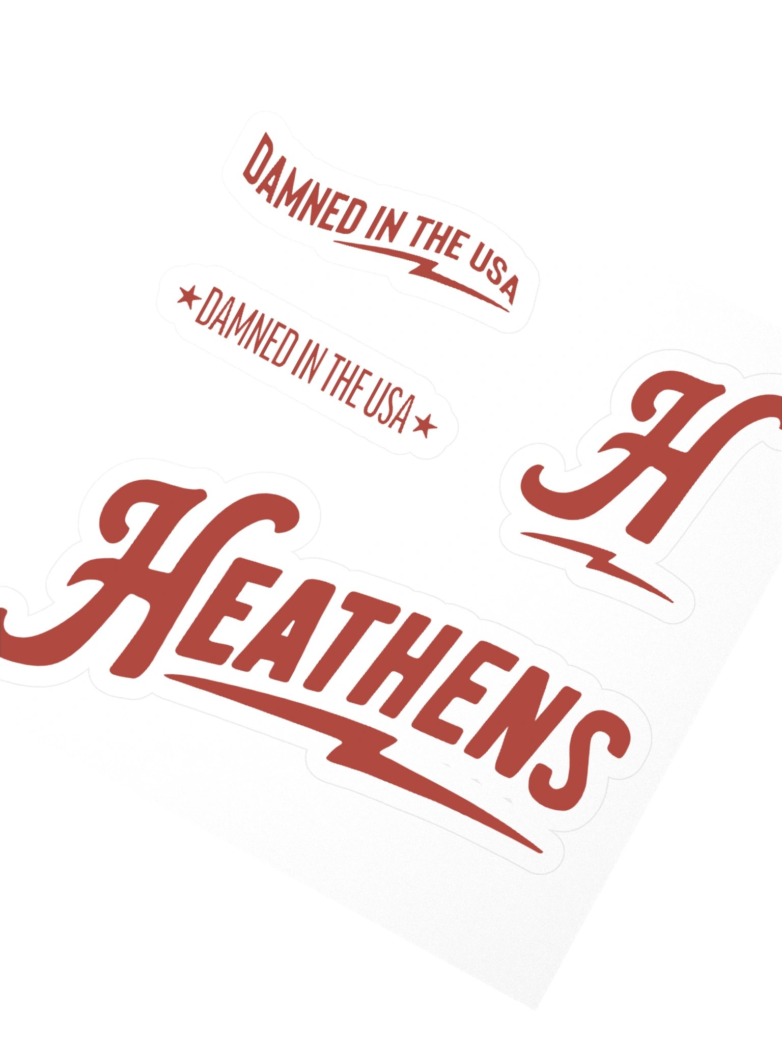 Heathens Scarlet Logo Kiss Cut Stickers product image (2)