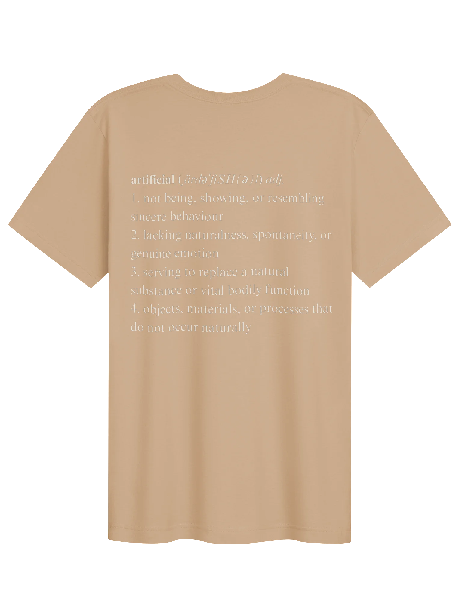 'no artificial ingredients' tee | pink product image (2)