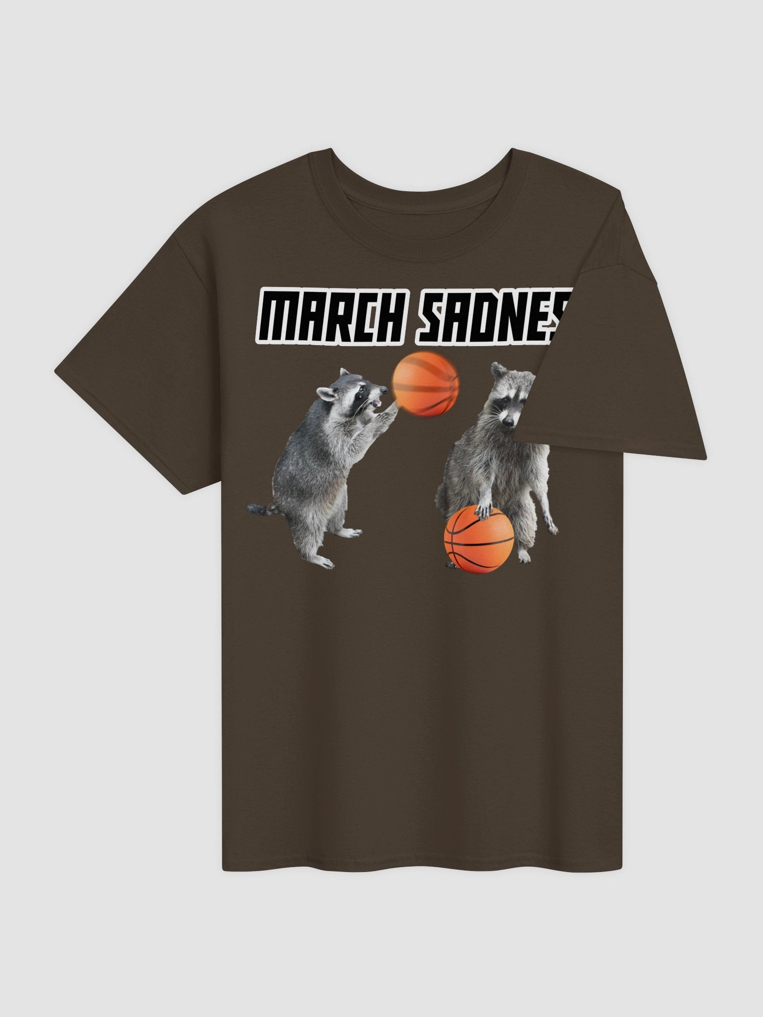 March Sadness Raccoon T-shirt product image (45)