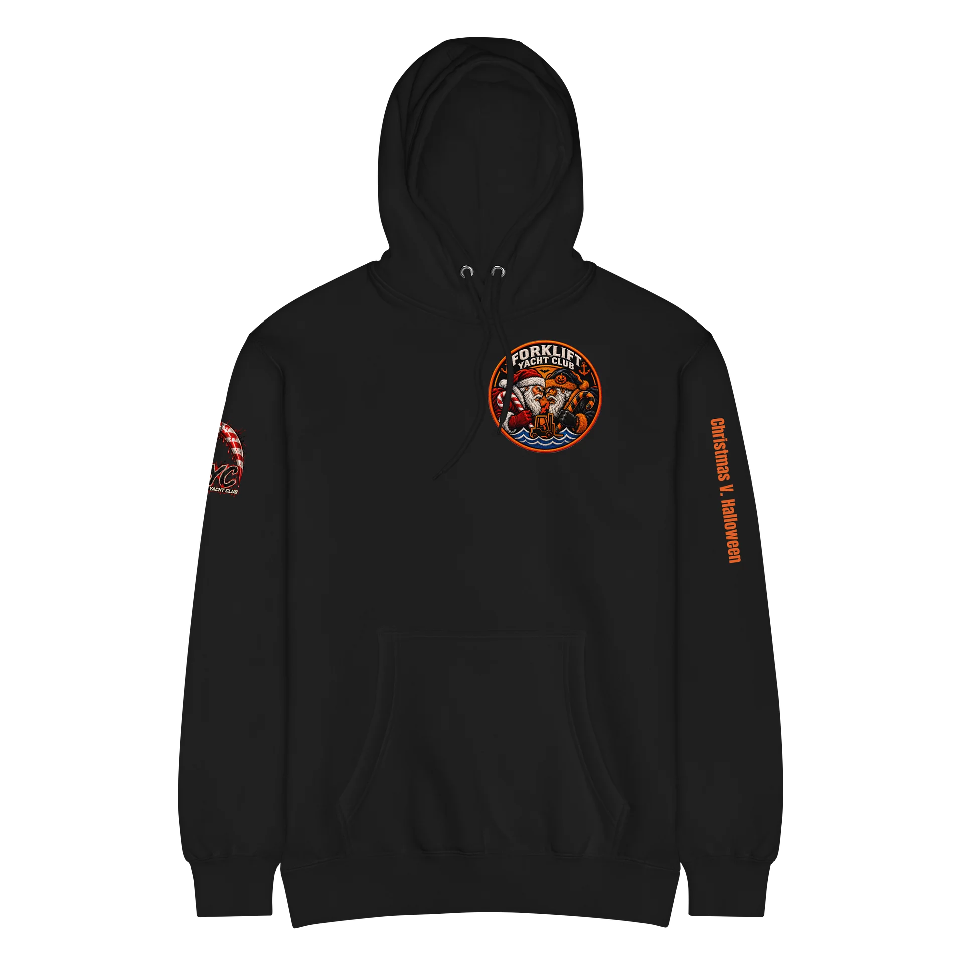 Santa v. Krumpus Hoodie product image (6)