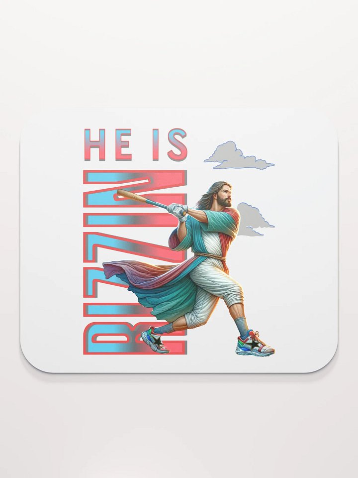 He Is Rizzin Baseball Mouse Pad product image (1)