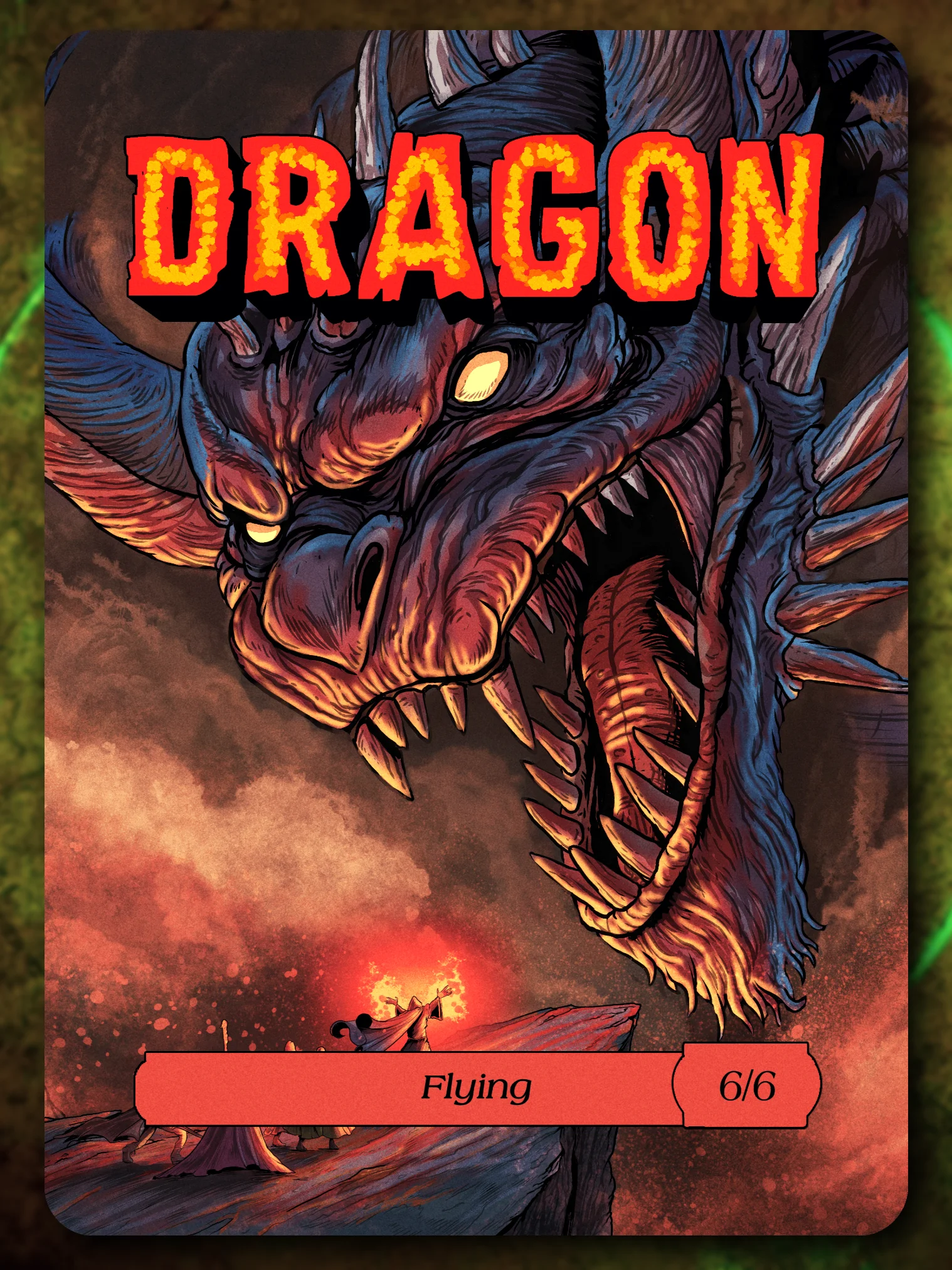 Dragon 6/6 Full Art Token product image (1)