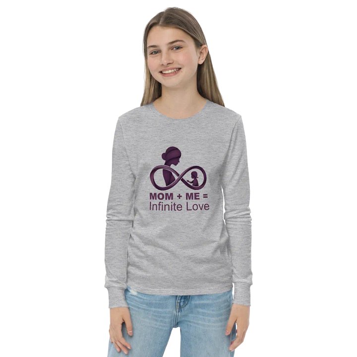 Mom + Me = Infinite Love | Mother's Day Long sleeve T-Shirt for Moms & Kids product image (9)