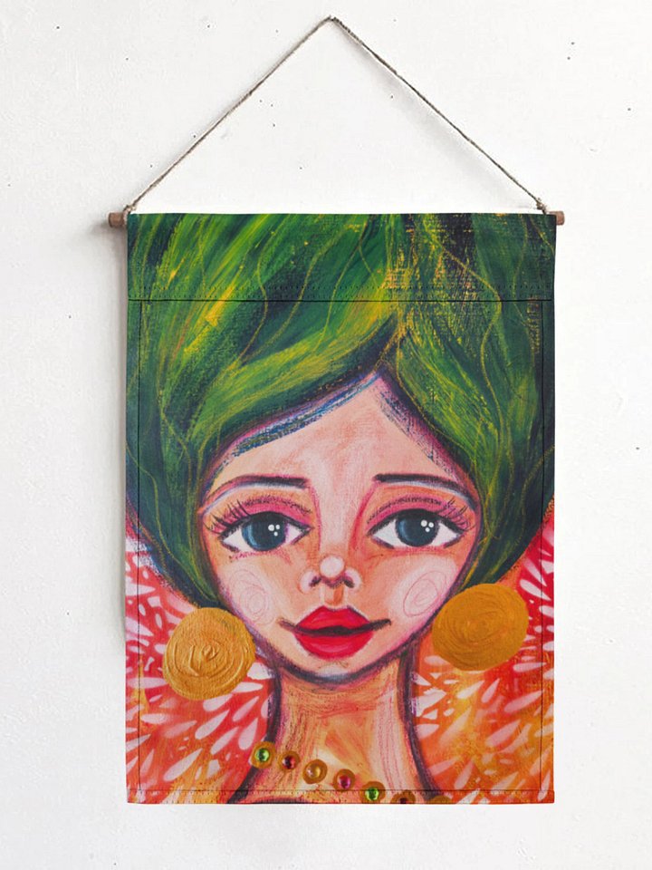 "Sparkling III" Sturdy Flag product image (1)