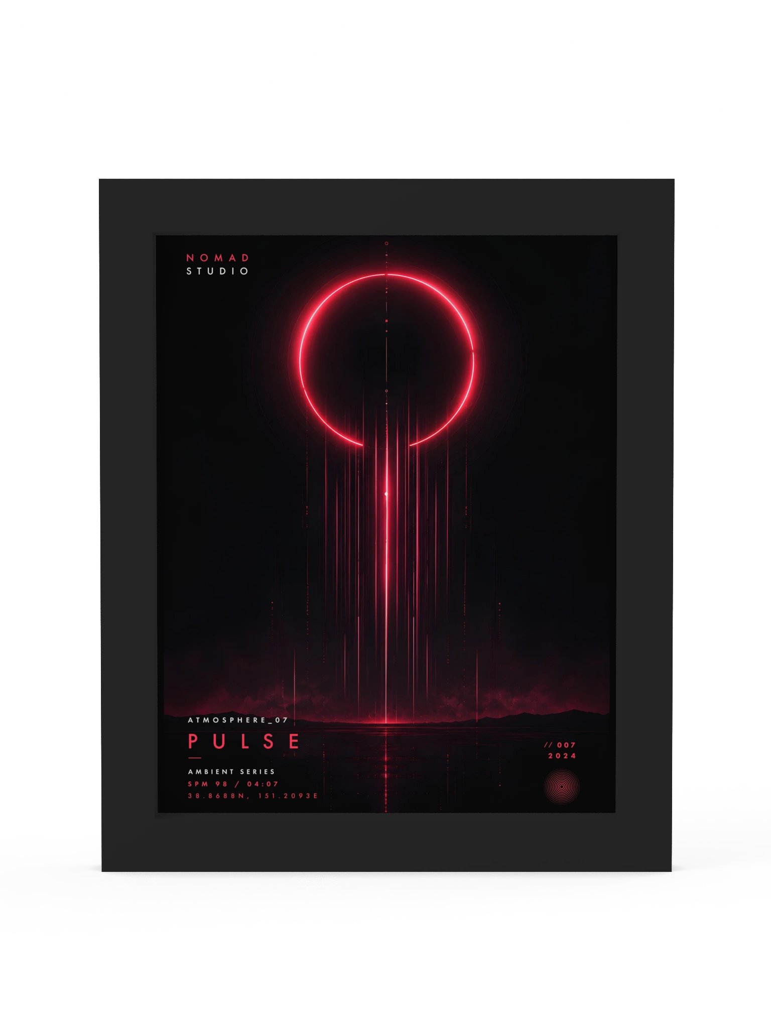 Pulse — Neon Futuristic Wall Art product image (1)
