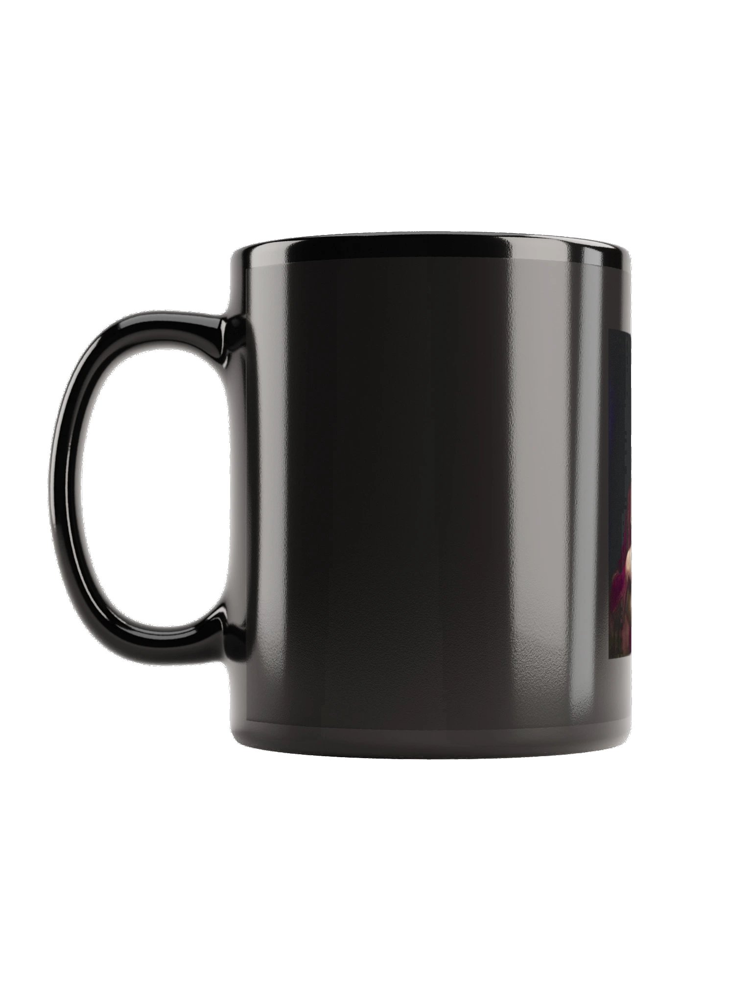 Lady with an Ermine — Black Mug product image (1)