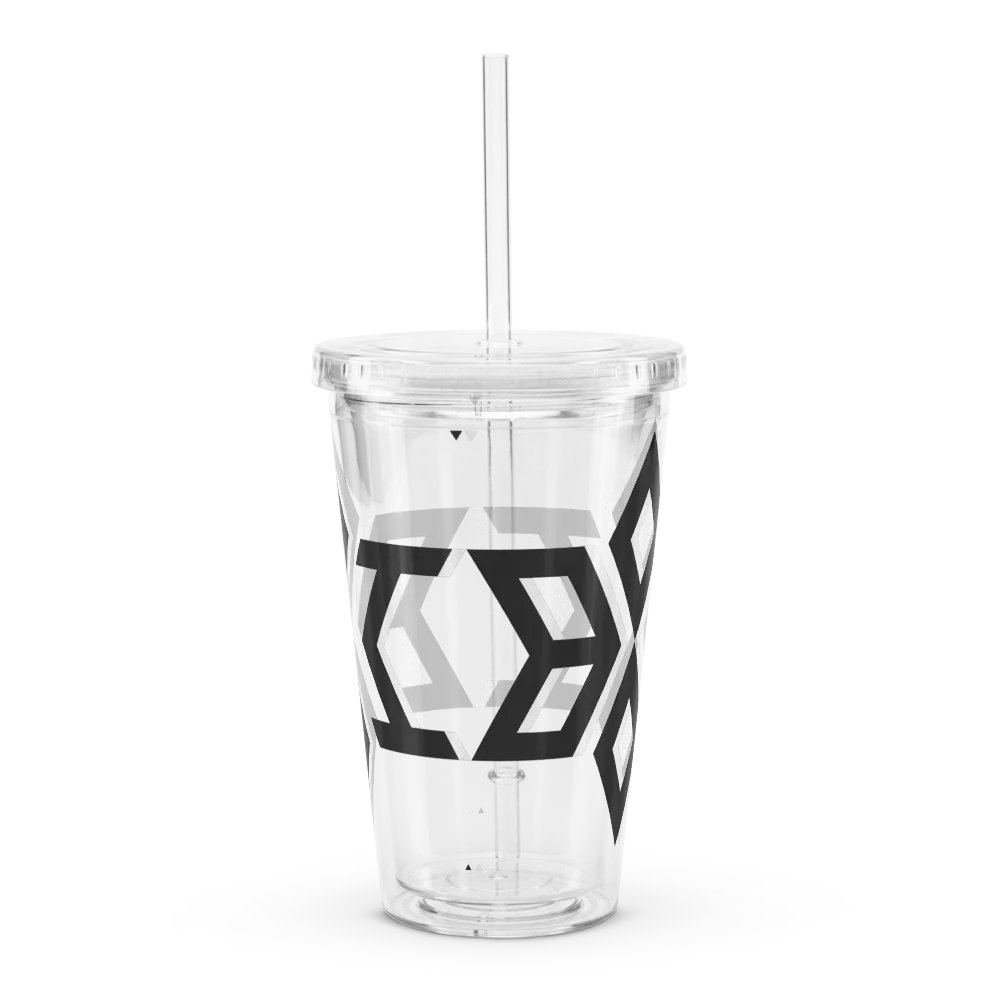 Chill Vibes Snowflake 16 fl oz Clear Double Wall Tumbler product image (4)