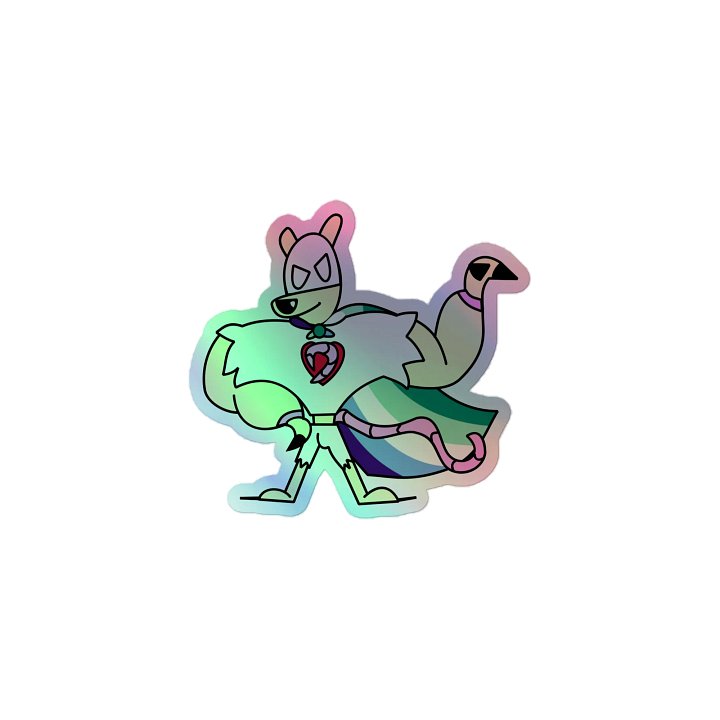 Superhomo! Vermili MLM White Holo Sticker! product image (1)