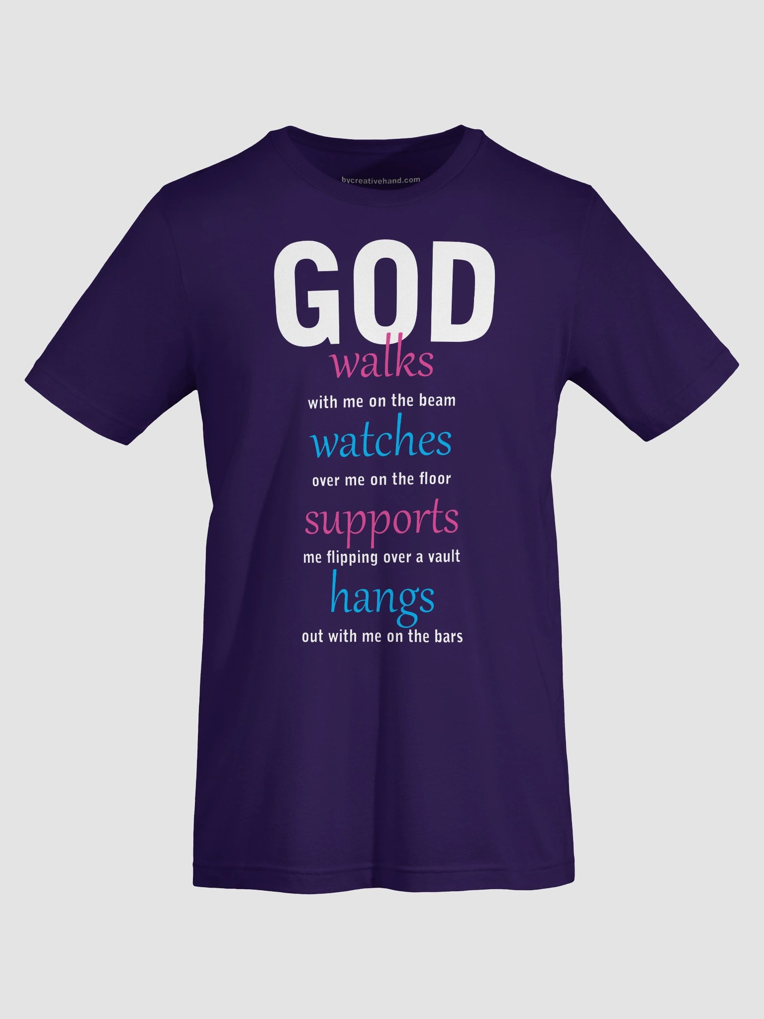 God walks-watches-supports-hangs T-Shirt PBTX product image (5)