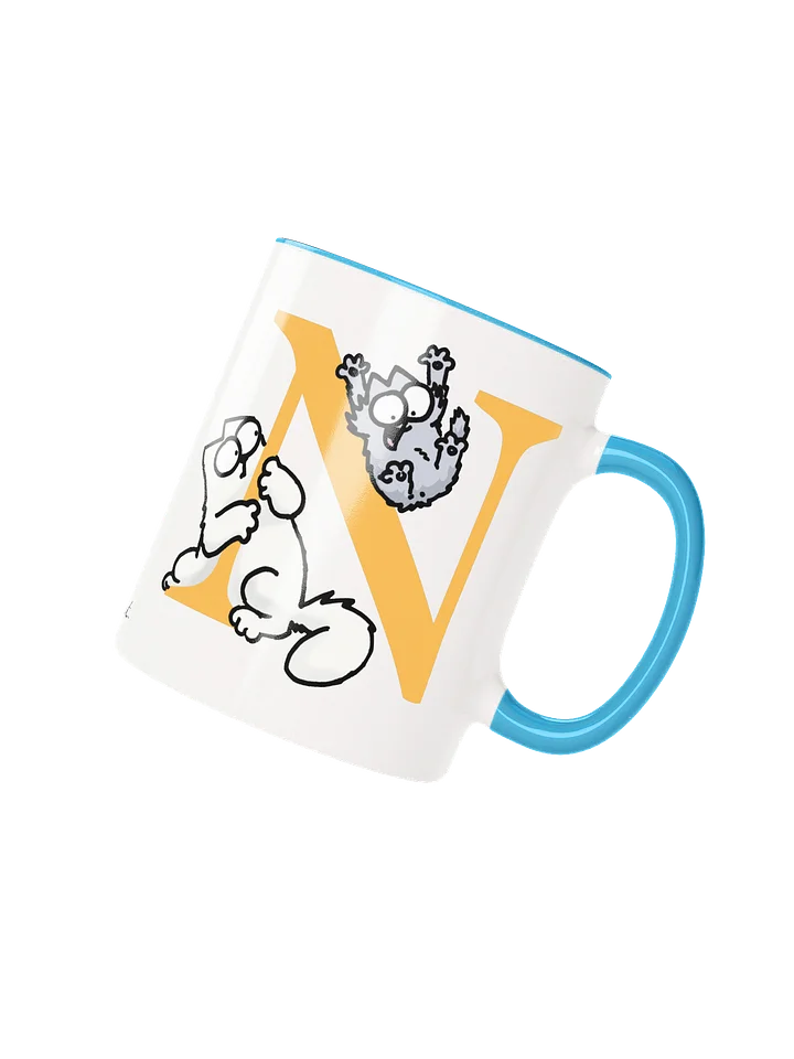Cat Monogram Mug - N product image (1)
