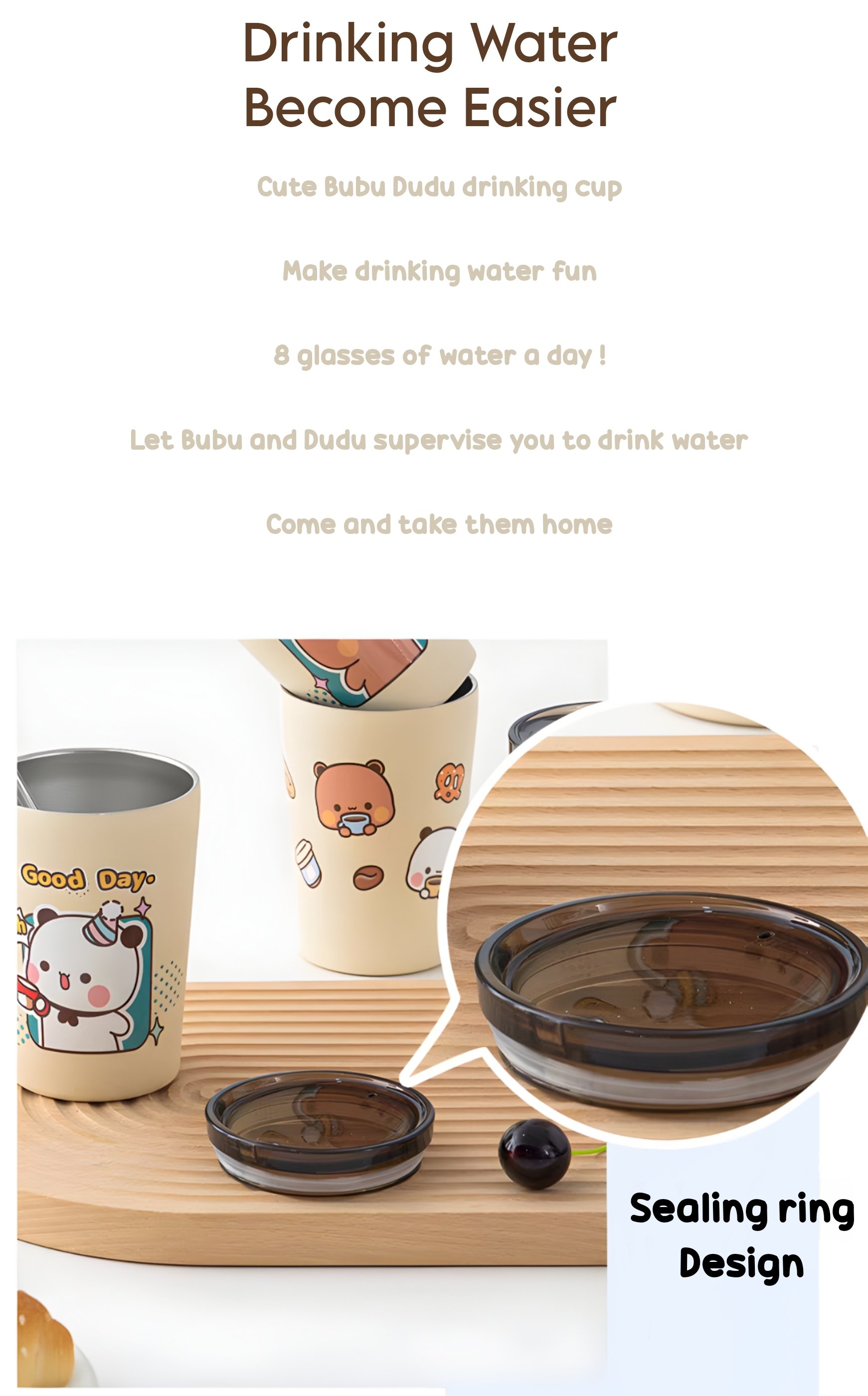 Bubu Dudu Stainless Steel Cup (no straw) product image (5)