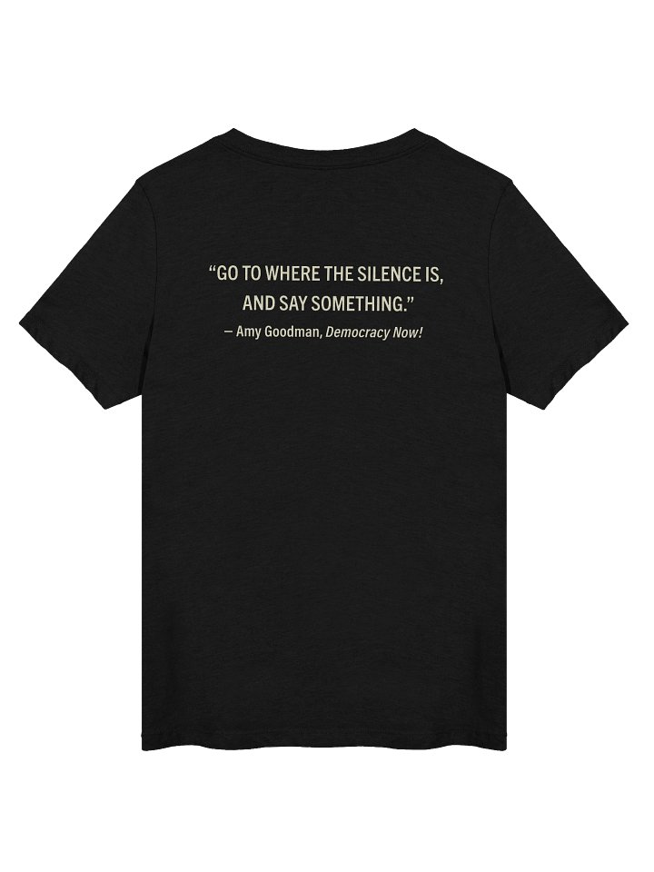 Steal This Story Please - Vee Tee with Artwork on Front, Quote on Back product image (2)