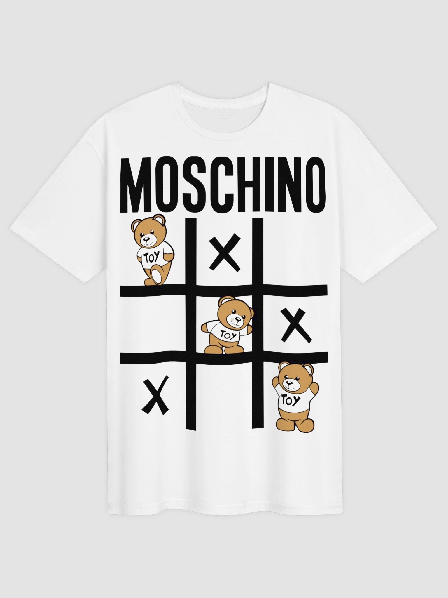 Moschino Toy Bear Tic-Tac-Toe Women's T-Shirt product image (1)