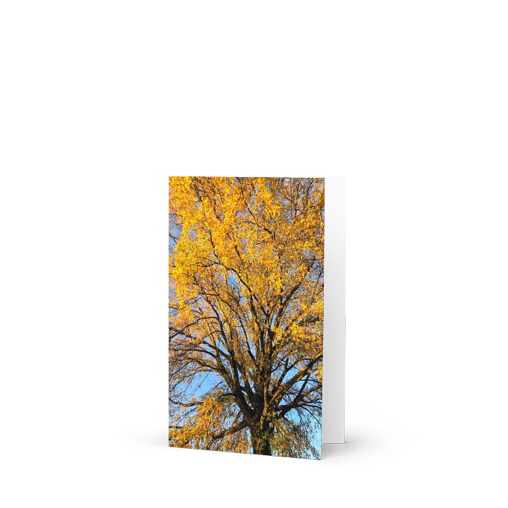 Golden Leaves Greeting Card product image (1)