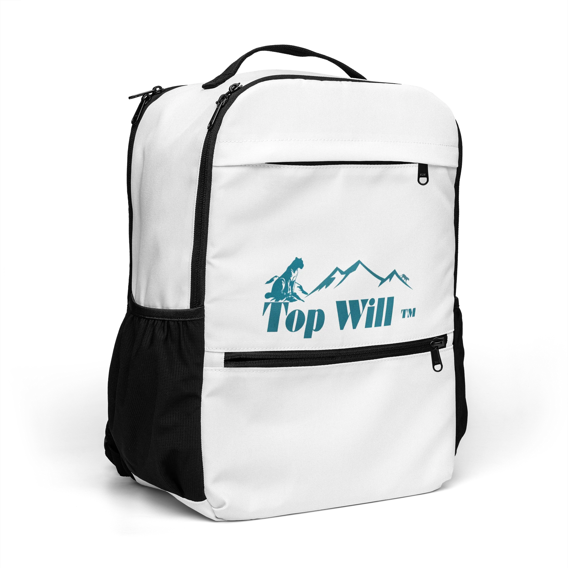 Top Will ™ White & Turquoise Backpack product image (7)