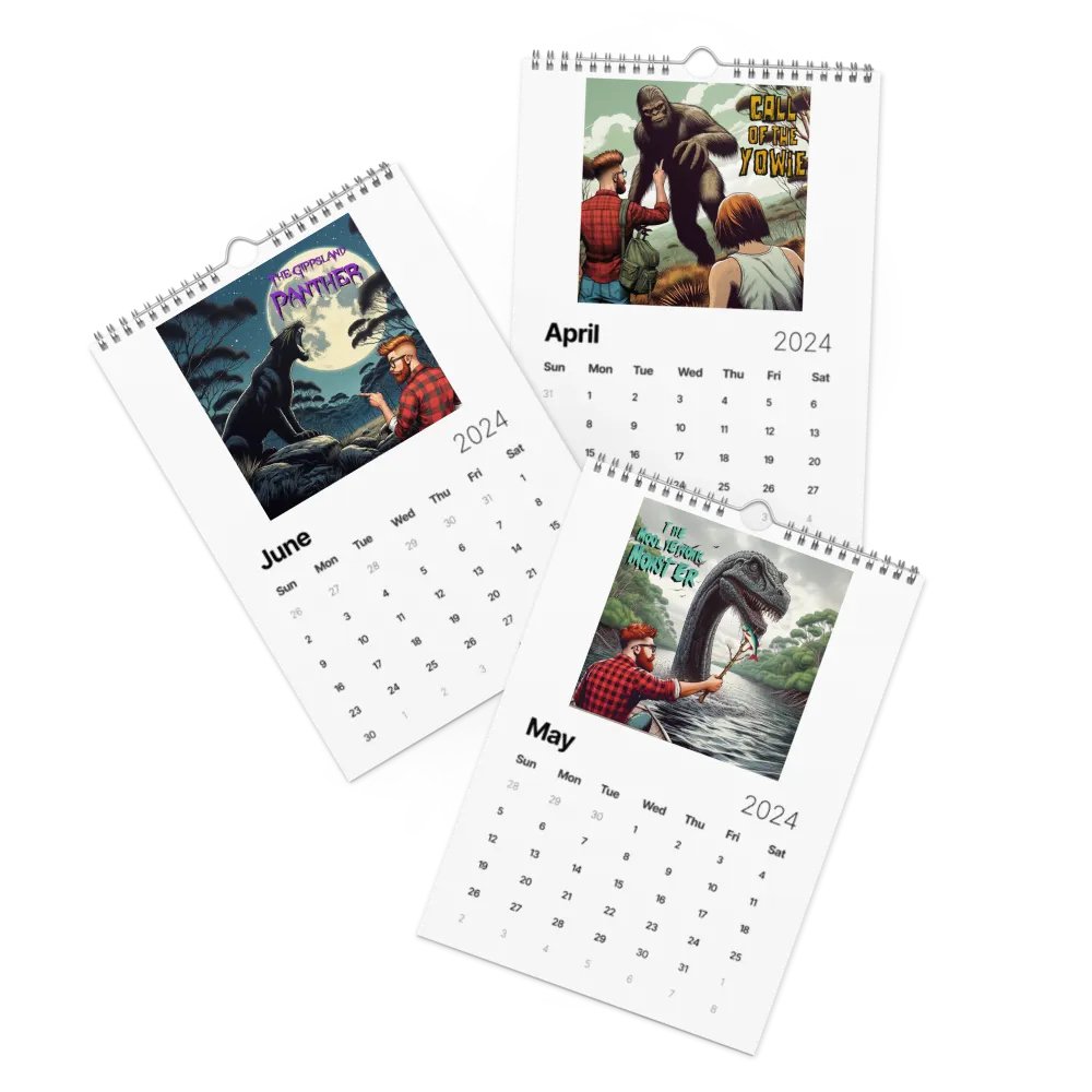 All Aussie Cryptid Adventures - Calendar product image (2)