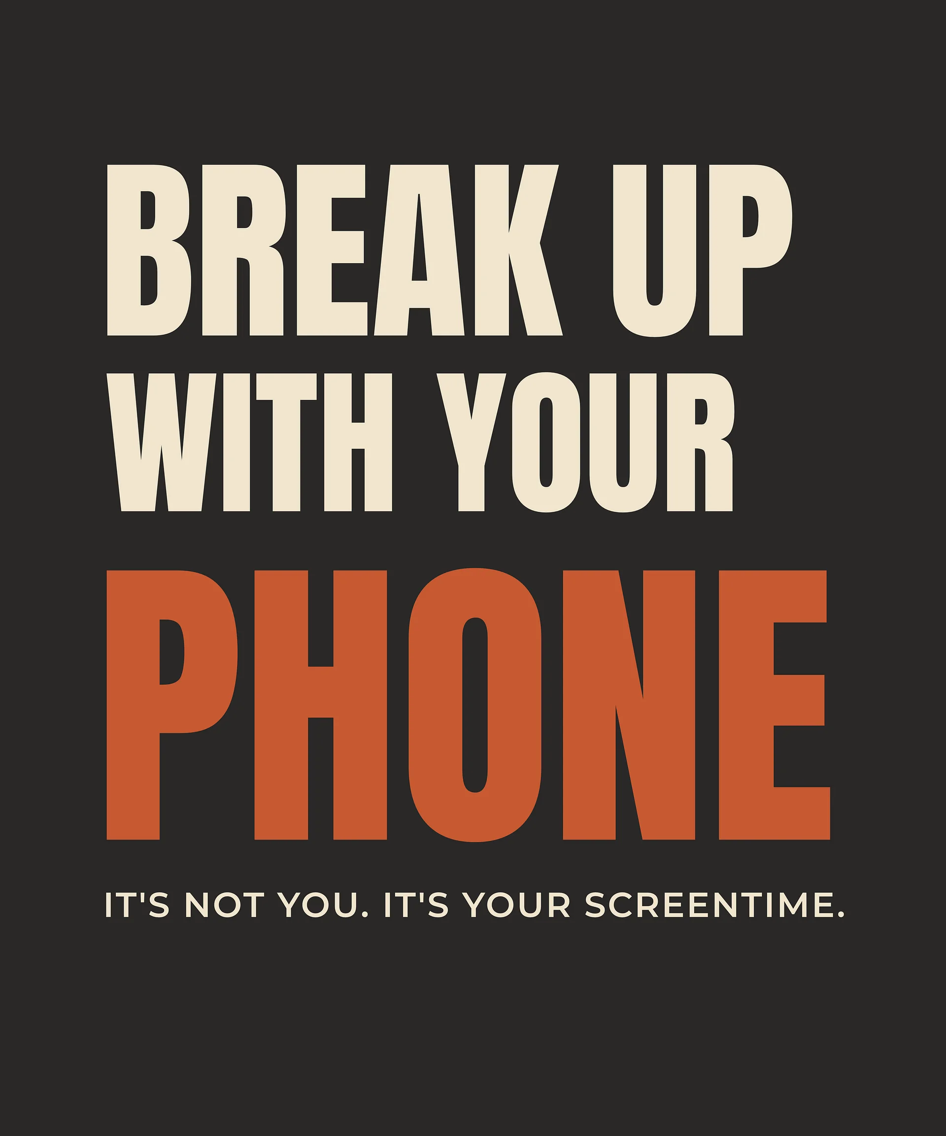 BREAK UP WITH YOUR PHONE T-shirt product image (2)