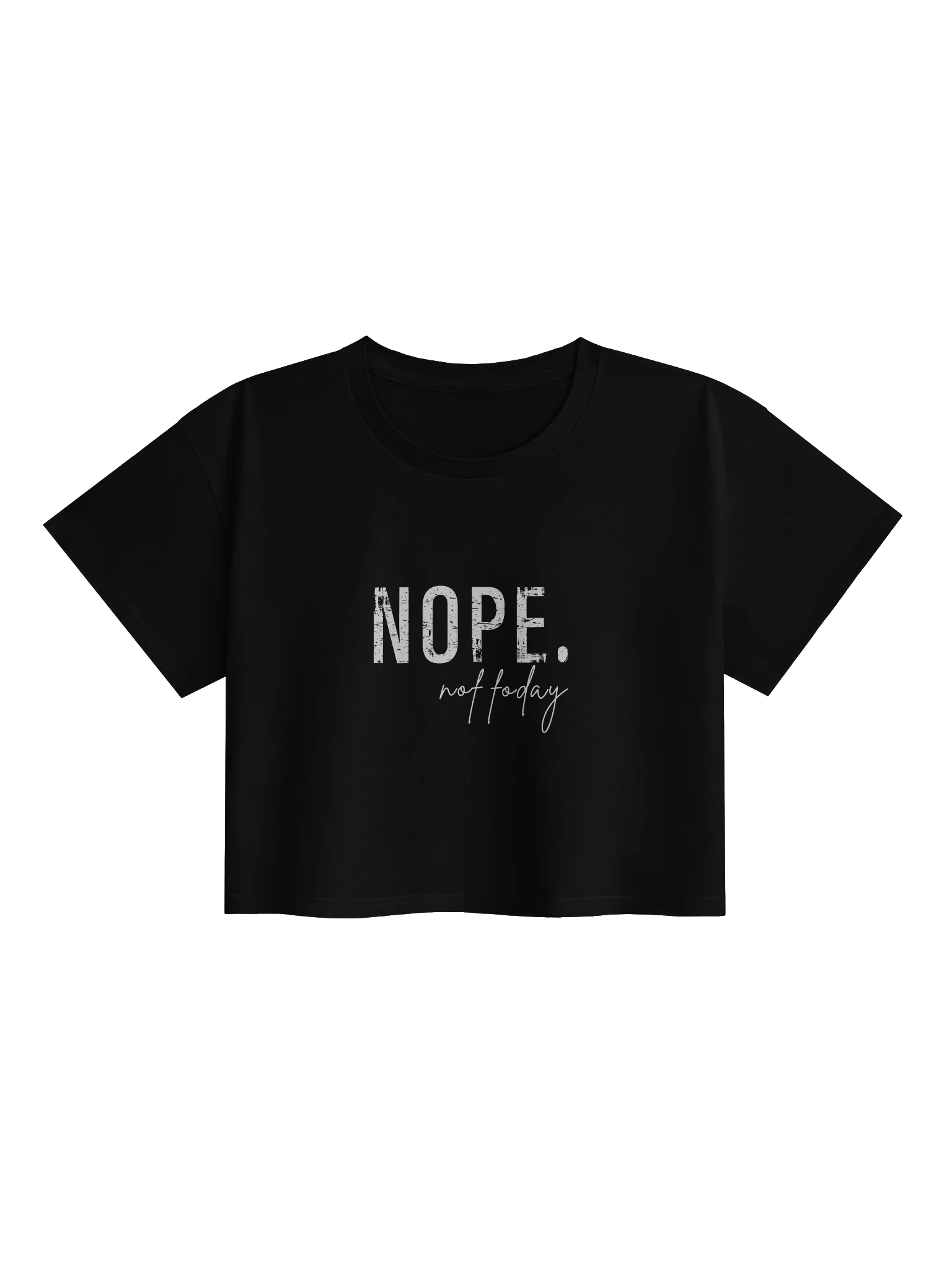 NOPE. Not Today Premium Crop Top product image (2)