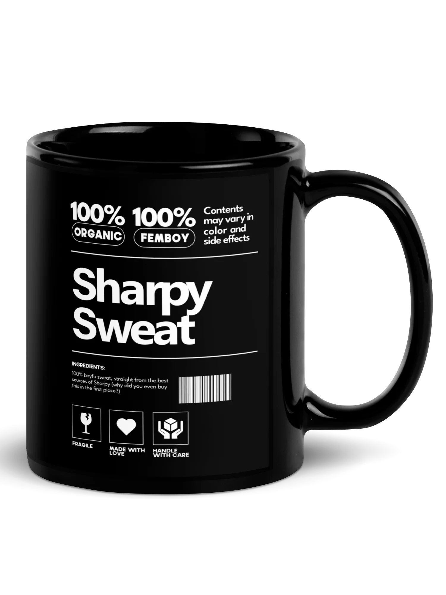 Sharpy Sweat Black Mug product image (2)