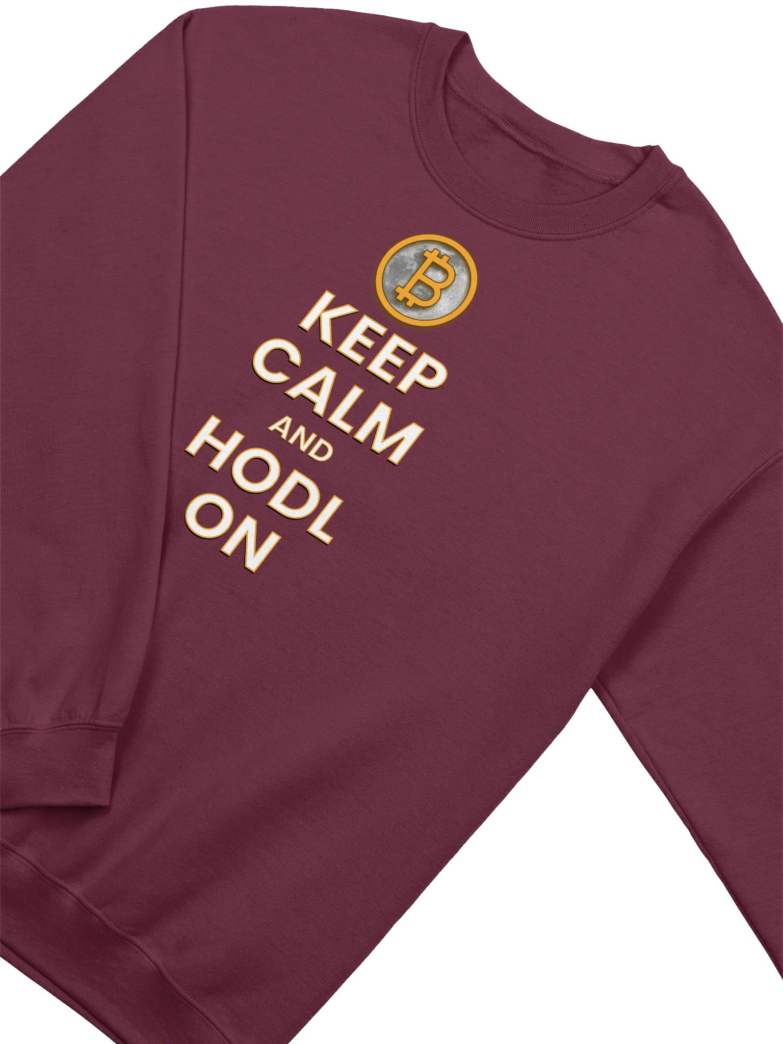KEEP CALM AND HODL ON SWEATSHIRT product image (3)
