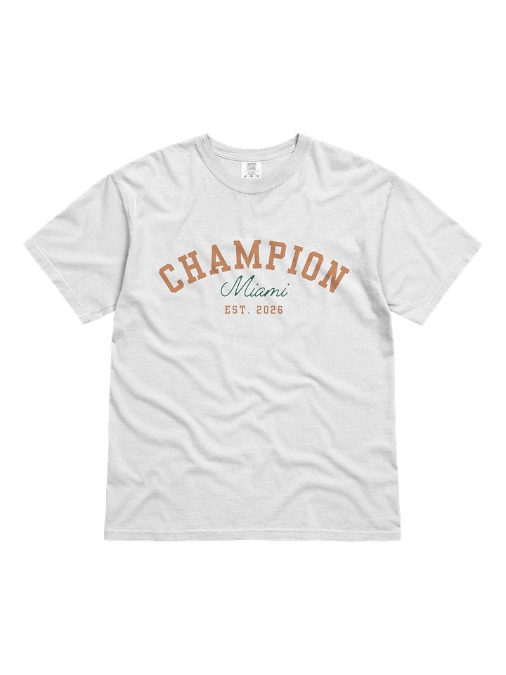University of Miami Premium Heavyweight Crewneck T-Shirt product image (3)
